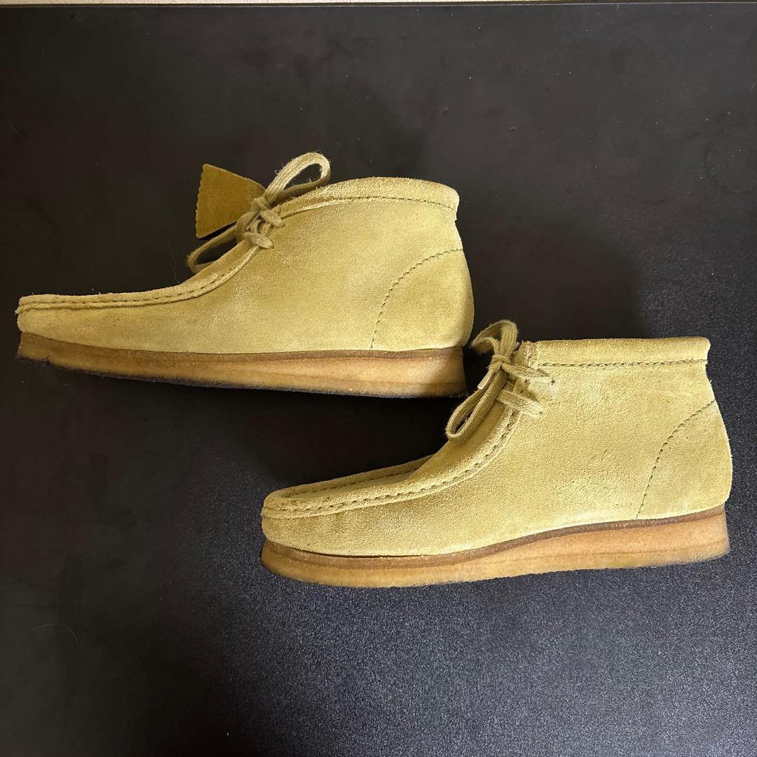 箱あり CLARKS ORIGINALS クラークス ワラビー ベージュモカシン
