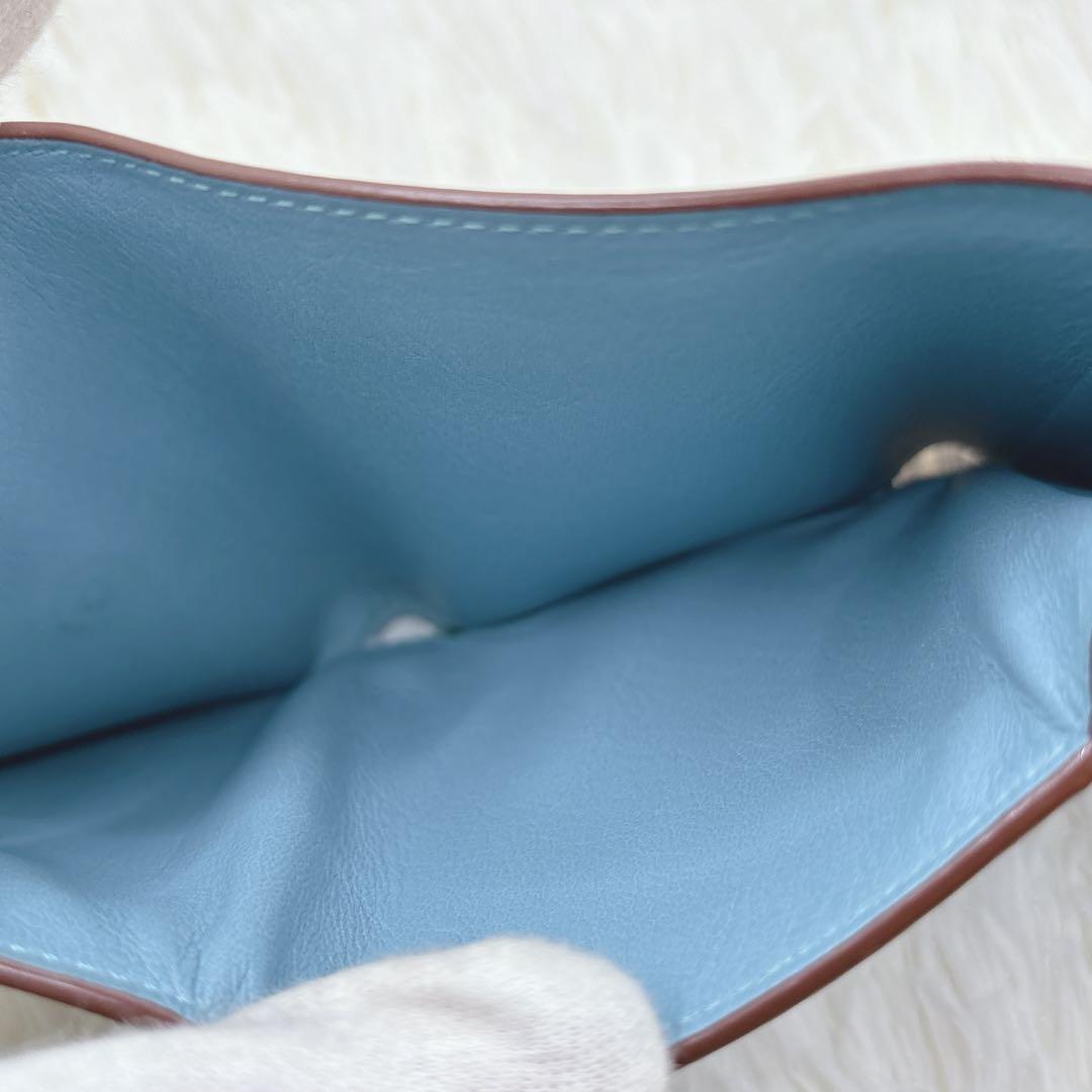 限定/極美品✨ロエベ コラボ ハウルの動く城 ヒン トライフォールドウォレット