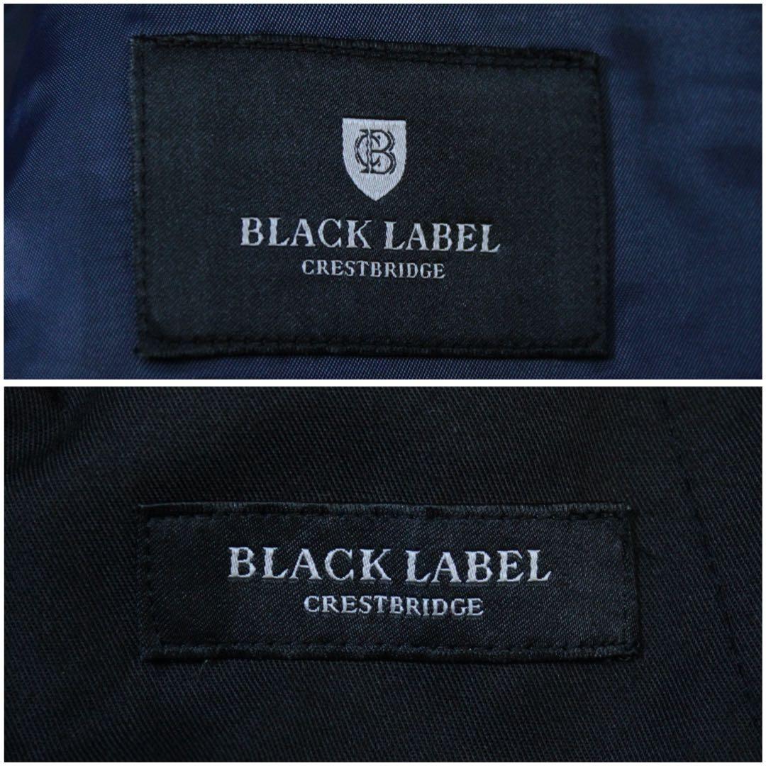 ブラックレーベルクレストブリッジ 3ピース セットアップスーツ ストライプ 38