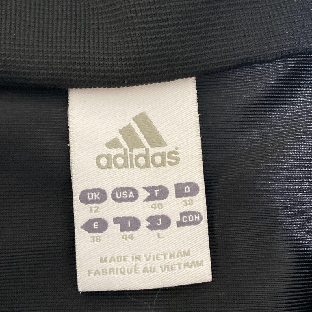 極美品 adidas アディダス トラックジャケット ジャージ ブラック L