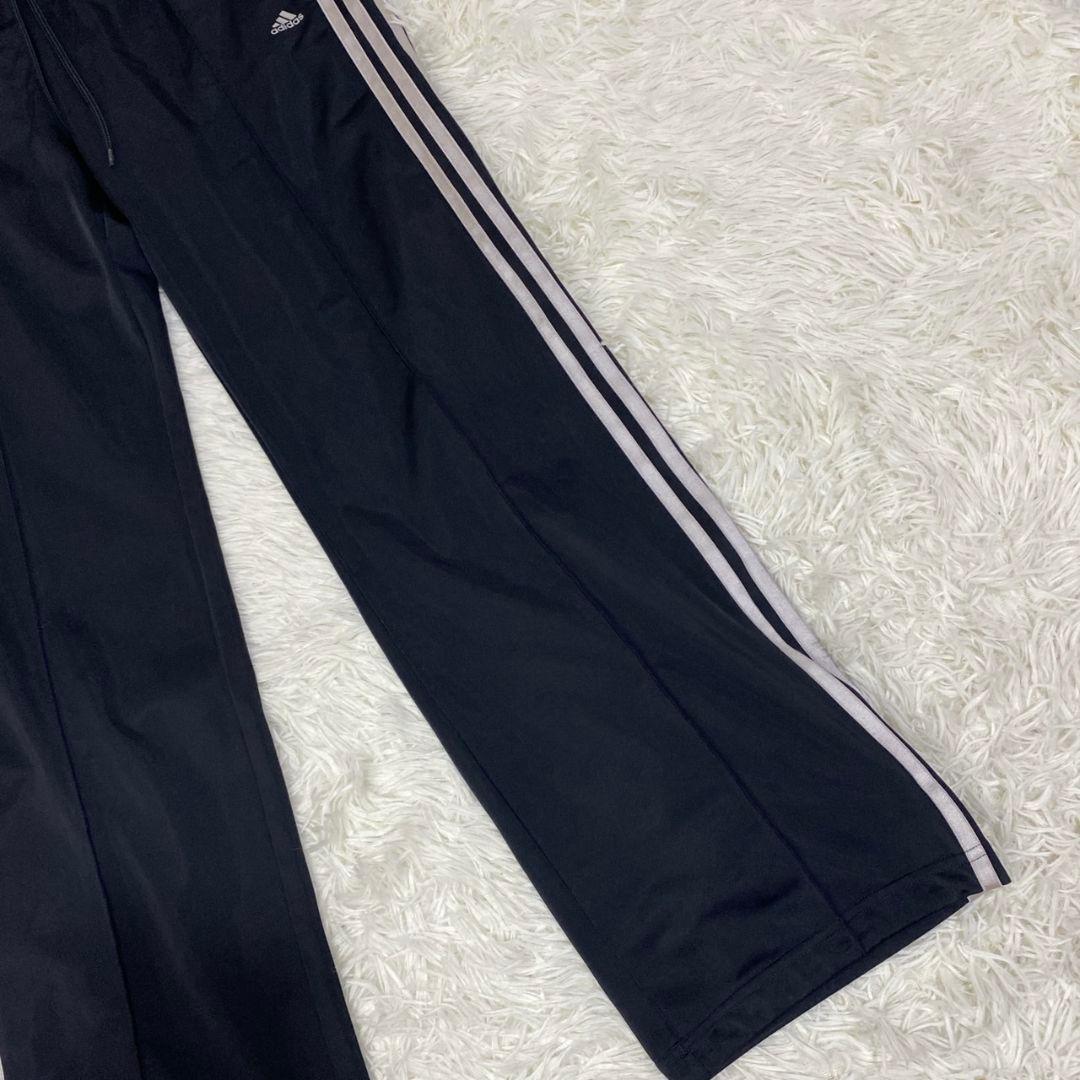 極美品 adidas アディダス トラックジャケット ジャージ ブラック L