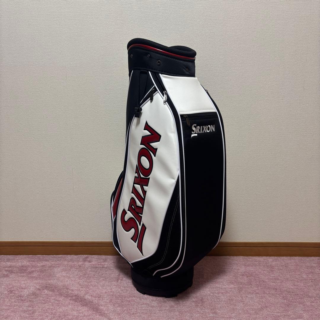 【新品未使用 袋保管】SRIXONキャディバッグ GGC-S155G 白/黒/赤