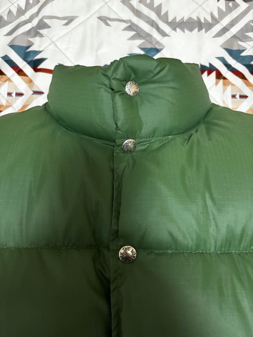 70s THE NORTH FACE 茶タグ ダウンベスト M