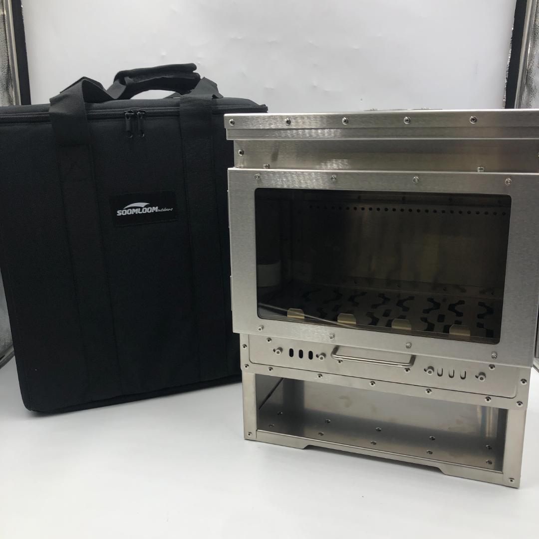 Soomloom 二次燃焼ポータブル暖炉 VistaV/Y31995-S3