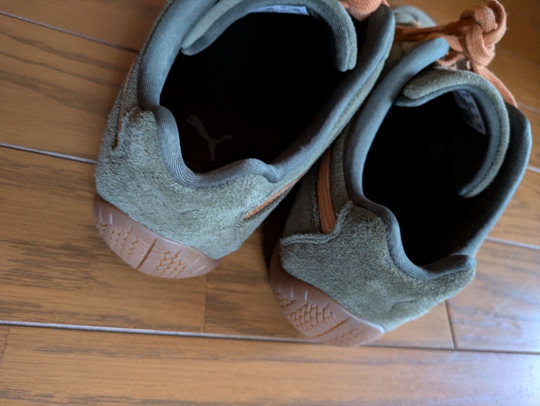 プーマ　スピードキャット カーキ×ブラウン　25cm