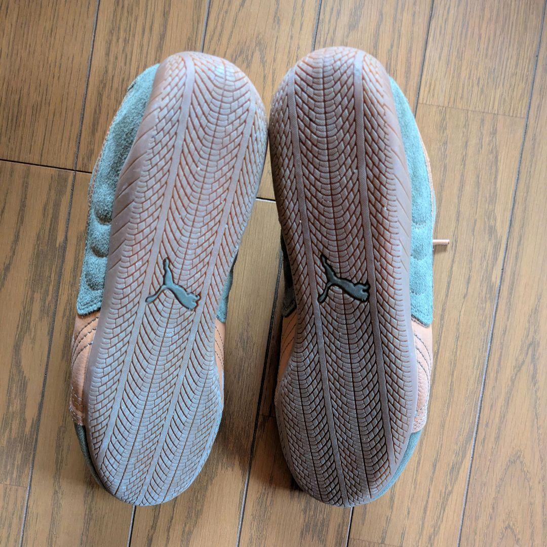 プーマ　スピードキャット カーキ×ブラウン　25cm