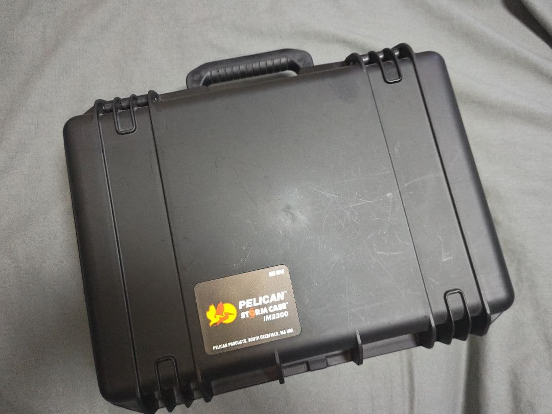 PELICANペリカン IM2300BKストームケース 　純正オーガナイザー付き