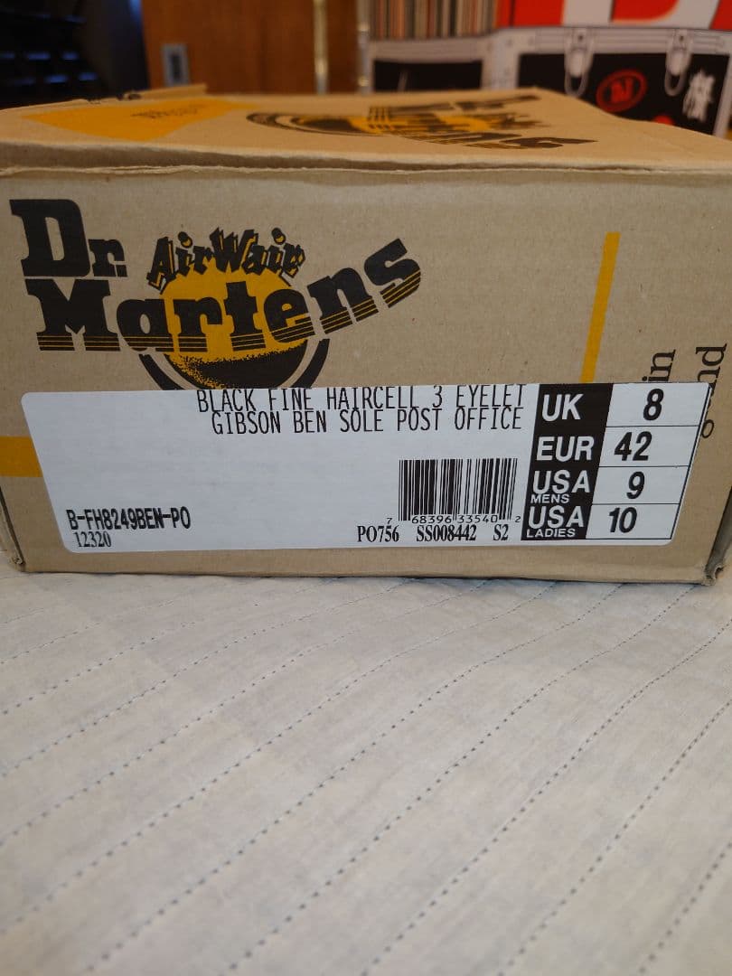 ナ*カ様 デッド 超レア Dr. Martens 3ホール ポストマンシューズ