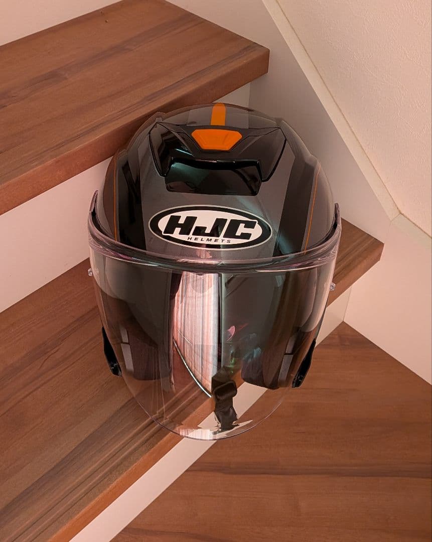 HJC i31 リノ オレンジ L サイズ　美品　2025製　ジェットヘルメット