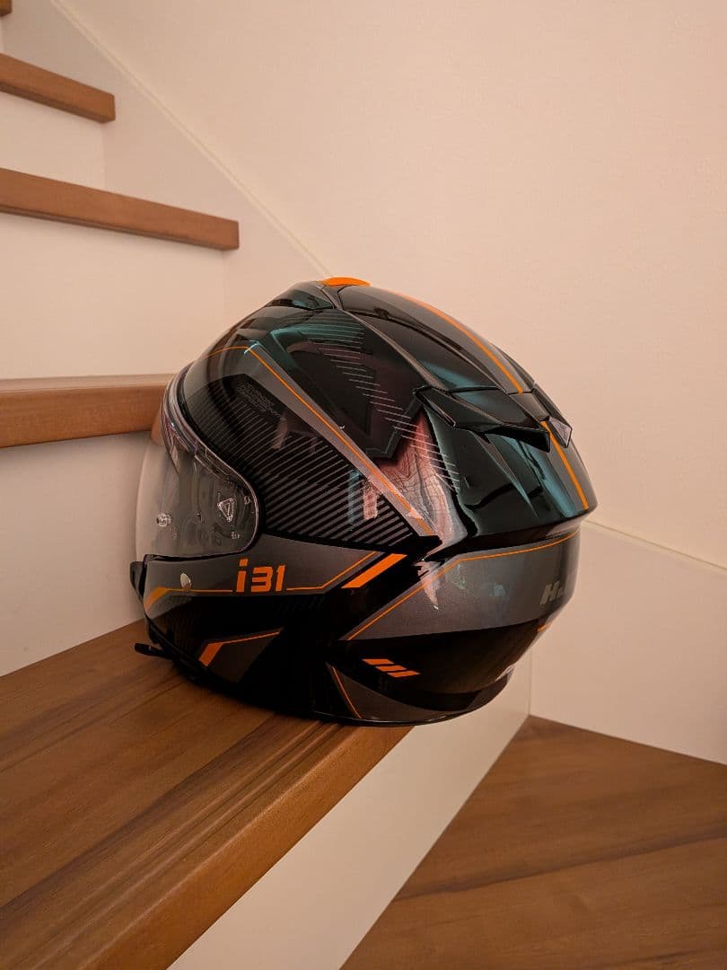 HJC i31 リノ オレンジ L サイズ　美品　2025製　ジェットヘルメット