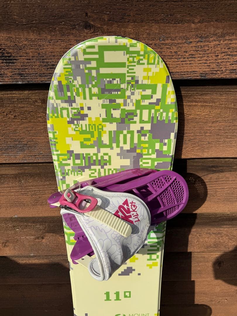 tqahさま.ZUMA MOUNT 110/K2バインディング スノーボード