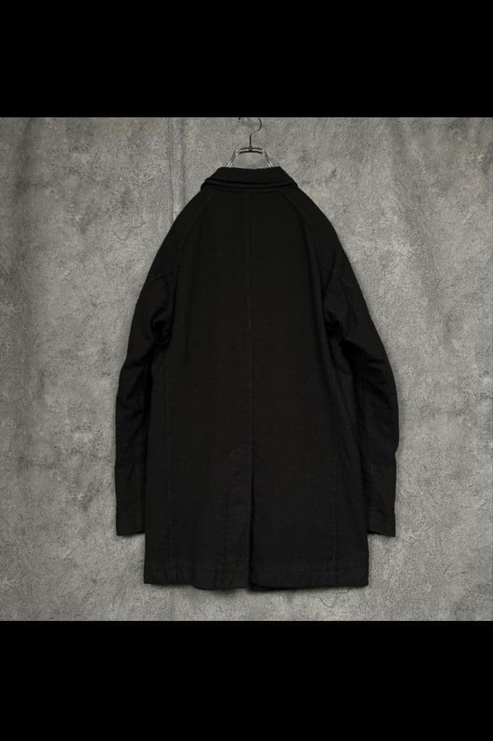 コムデギャルソン オム 13AW ウール ステンカラー バルマカーン コート