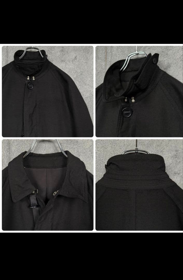 コムデギャルソン オム 13AW ウール ステンカラー バルマカーン コート