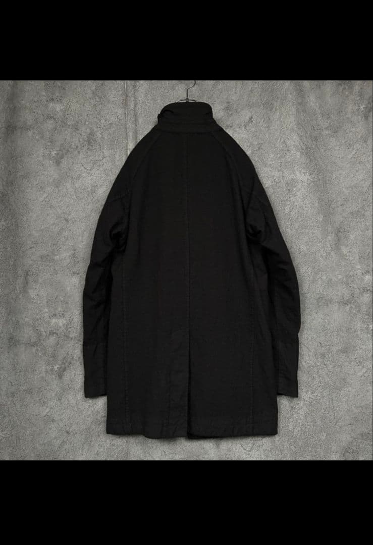 コムデギャルソン オム 13AW ウール ステンカラー バルマカーン コート