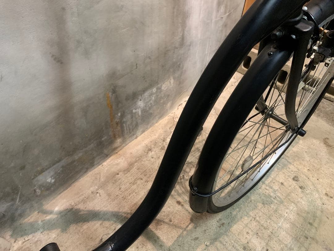 シティサイクル ブラック 26インチ 【安心の整備つき】