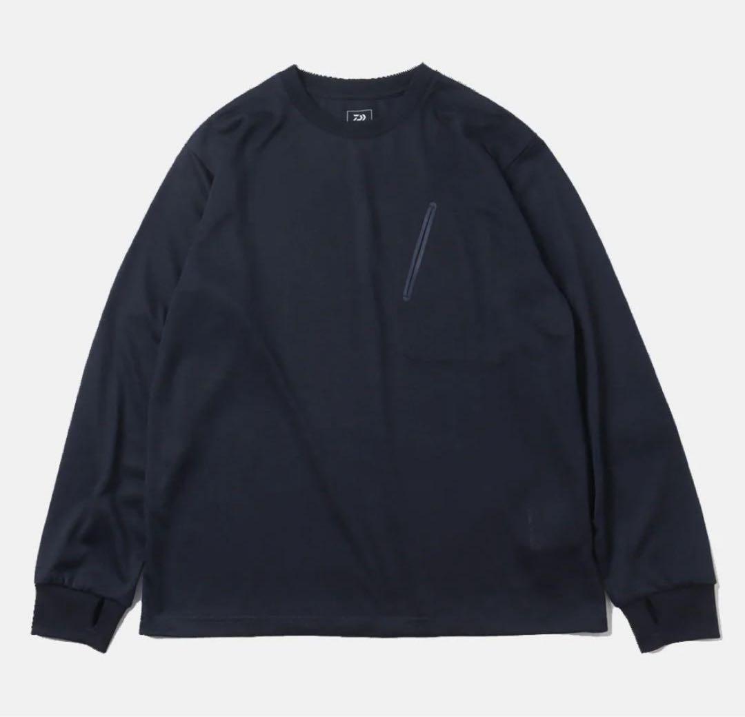 新品　ダイワ　ライフスタイル　カットソー　ロンT NAVY L