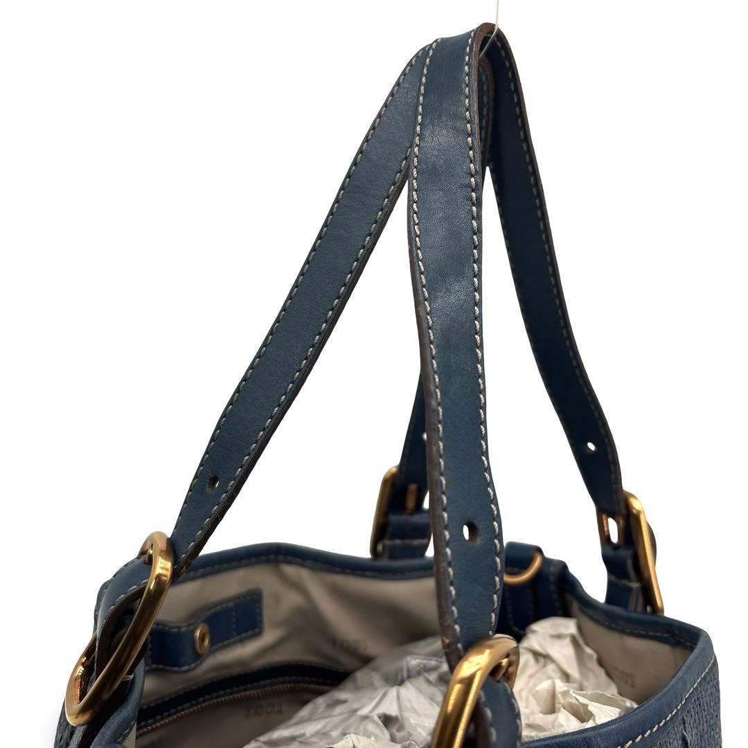 millie様TODS トッズ ２WAY ショルダー　トートバッグ　ロゴ　金具