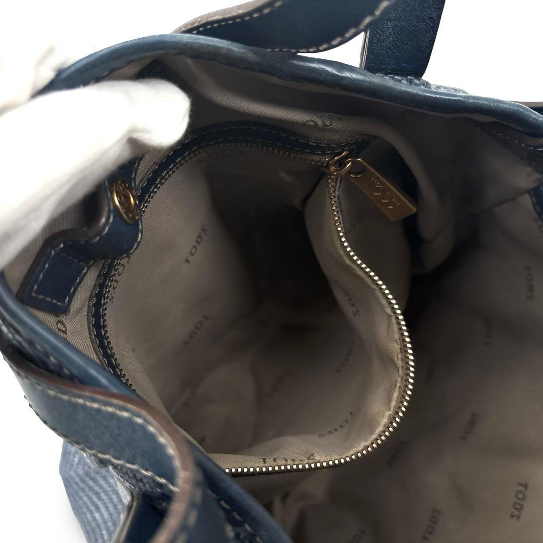 millie様TODS トッズ ２WAY ショルダー　トートバッグ　ロゴ　金具