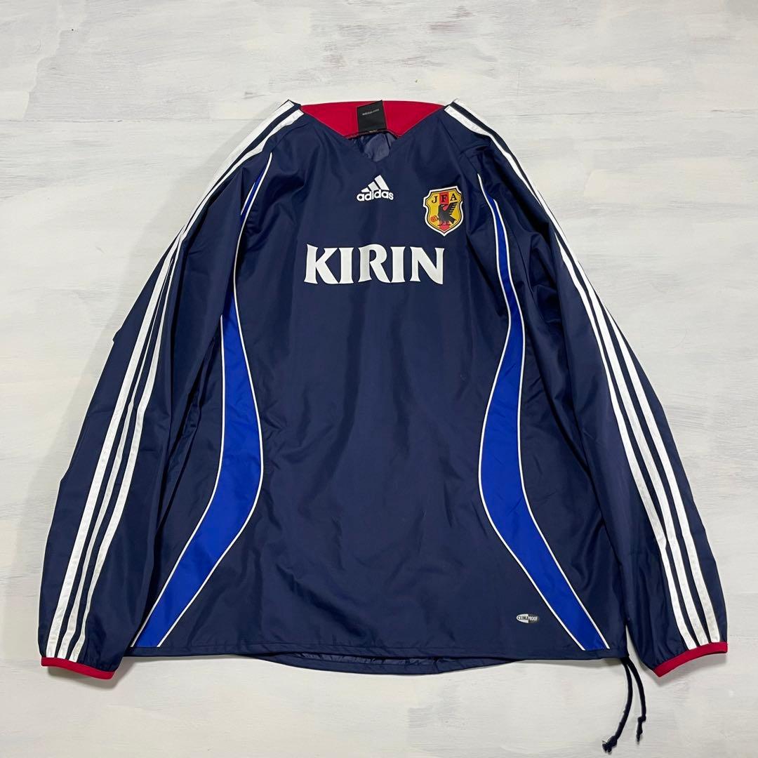 adidas 日本代表　KIRIN プルオーバー　ナイロンジャケット　ピステ