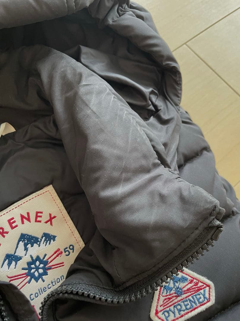 PARENEX ピレネックス　ダウンベスト 34 ブラック　黒