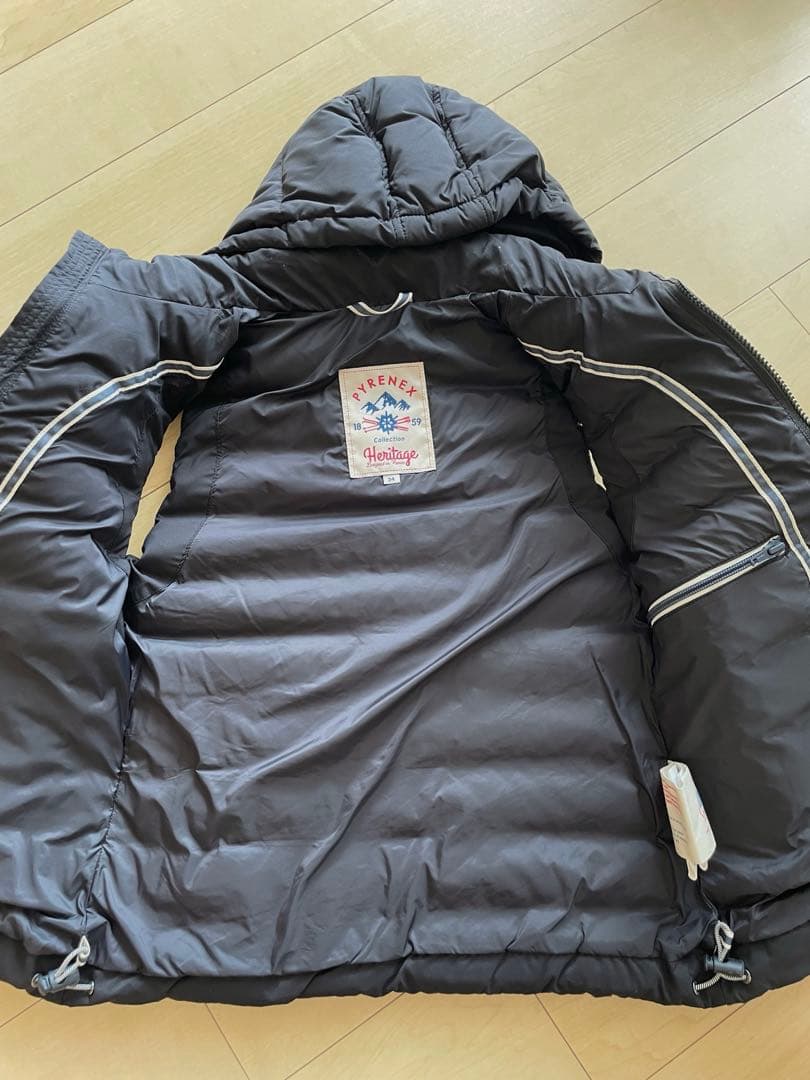 PARENEX ピレネックス　ダウンベスト 34 ブラック　黒