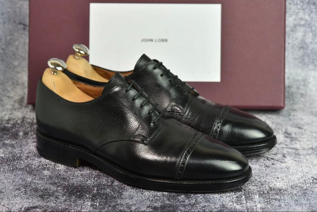 ジョンロブ　ラッセル　7E　ブラック　グレインレザー　JohnLobb