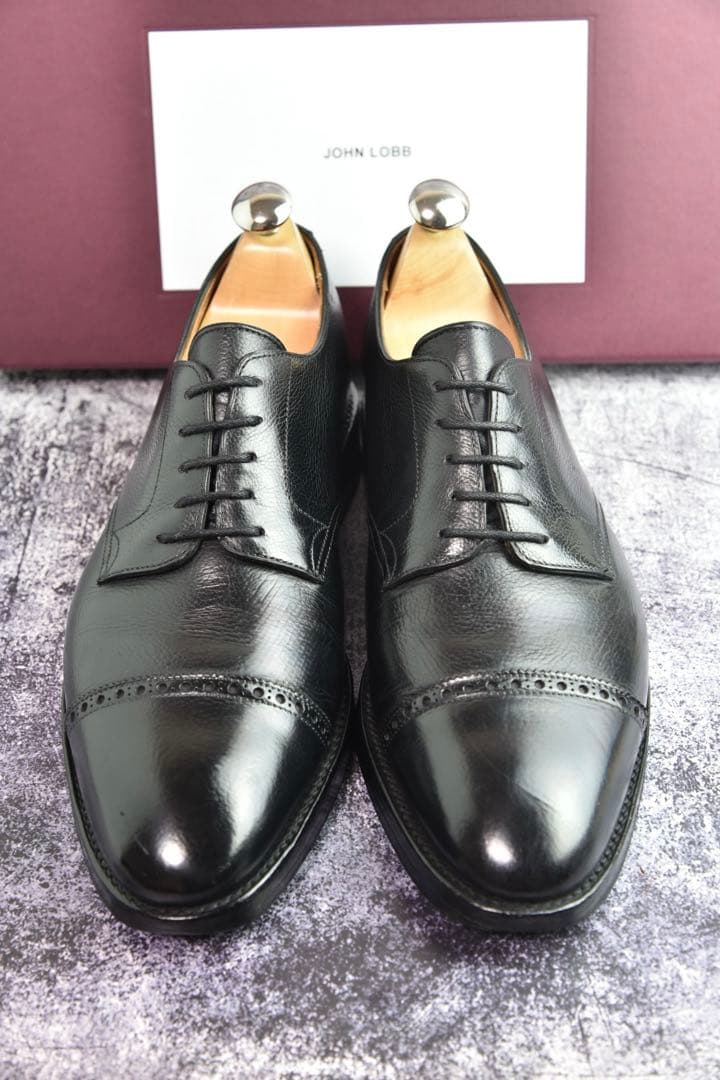 ジョンロブ　ラッセル　7E　ブラック　グレインレザー　JohnLobb