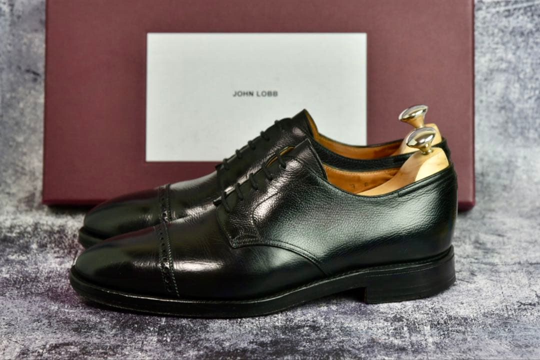 ジョンロブ　ラッセル　7E　ブラック　グレインレザー　JohnLobb
