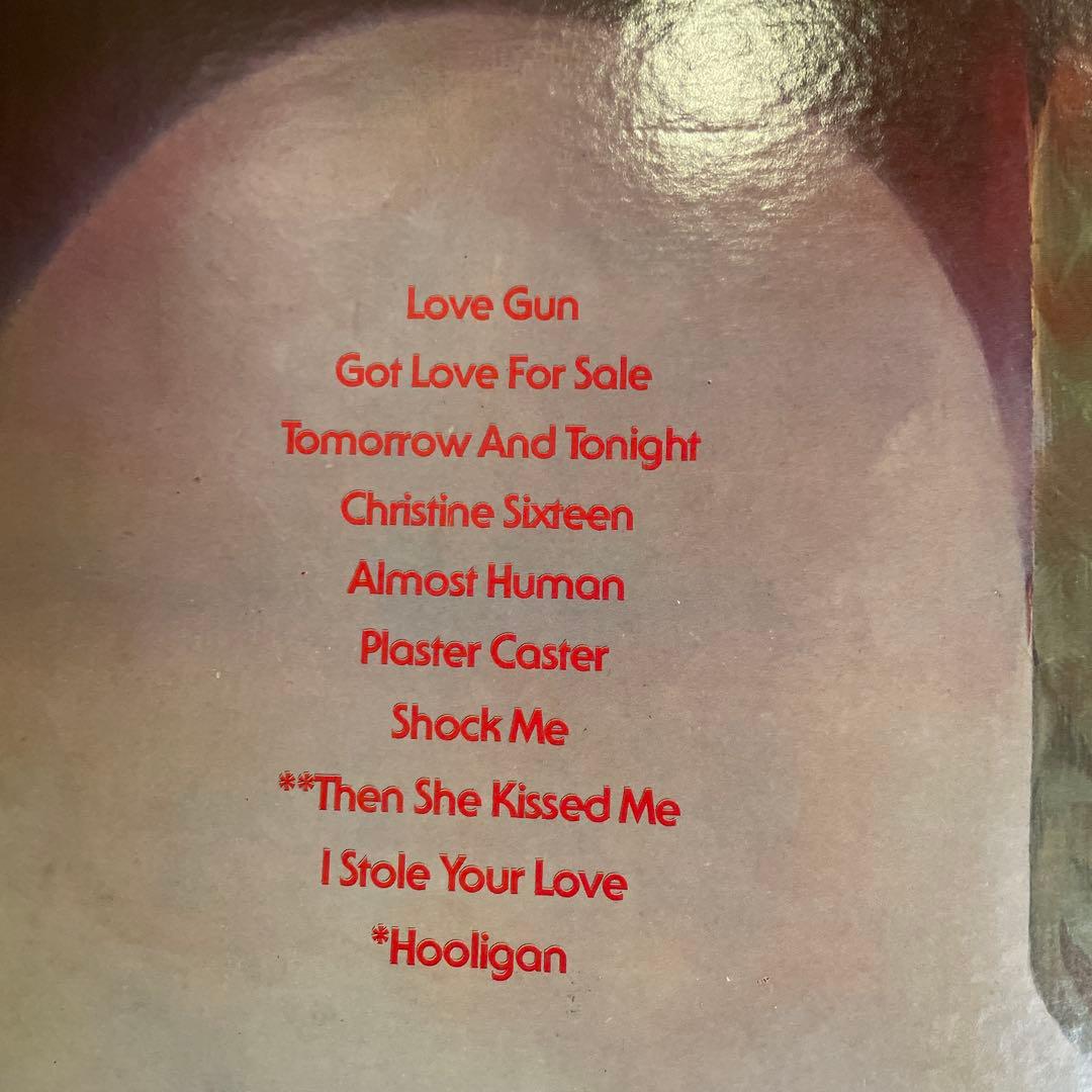 KISS ALIVE II　LOVEGUN レコード 2個セット