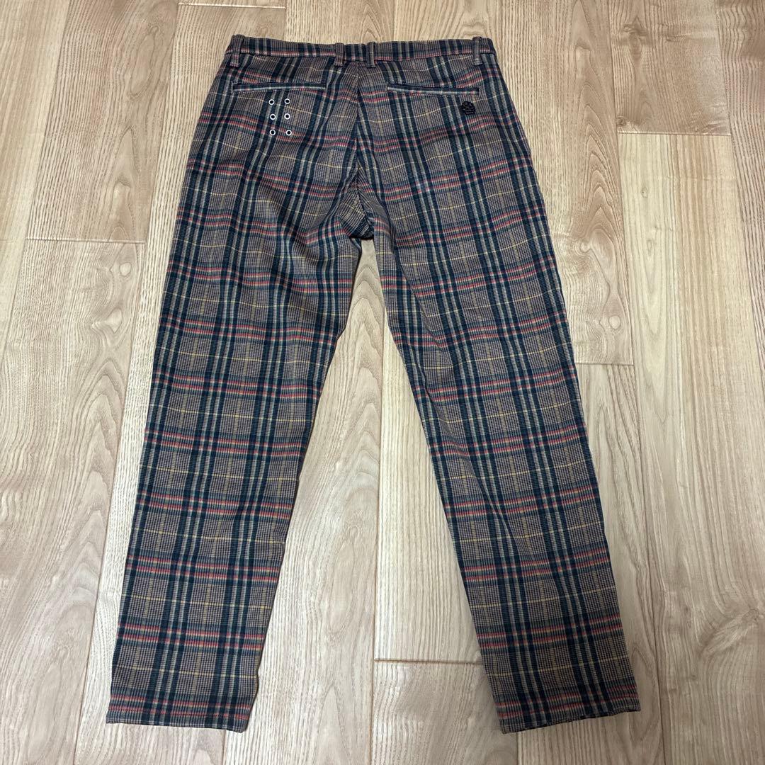 ラッセルノ　裏起毛　チェック柄パンツ