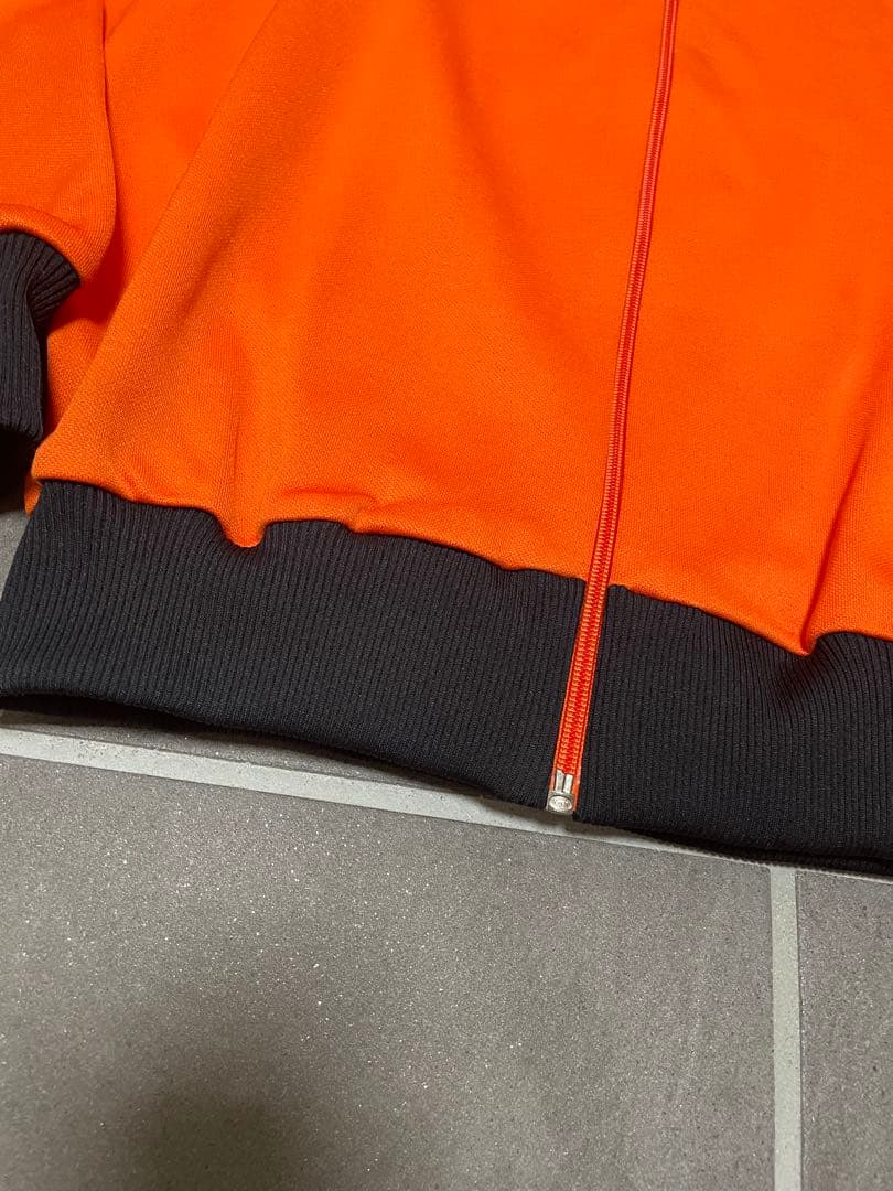 レア！美品！adidas オレンジ　トラックジャケット　西ドイツ　デサント　3号