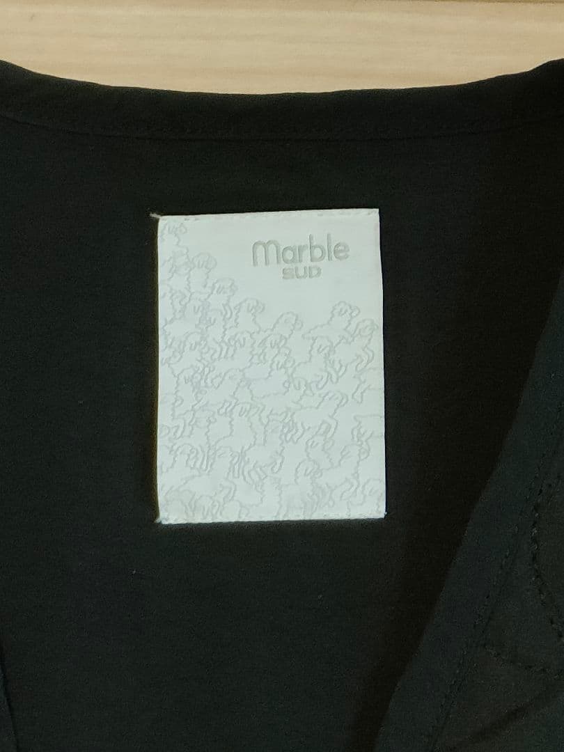 マーブルシュッド marble SUD フラワーキルティングロングベスト