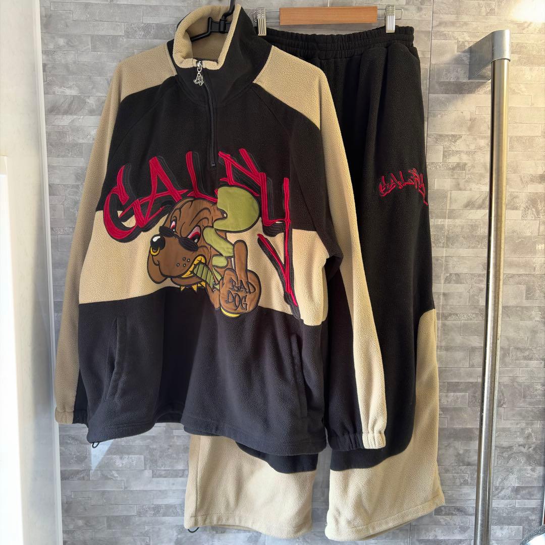 【吸酔犬】 GALFY ガルフィー 中型犬 フリース セットアップ