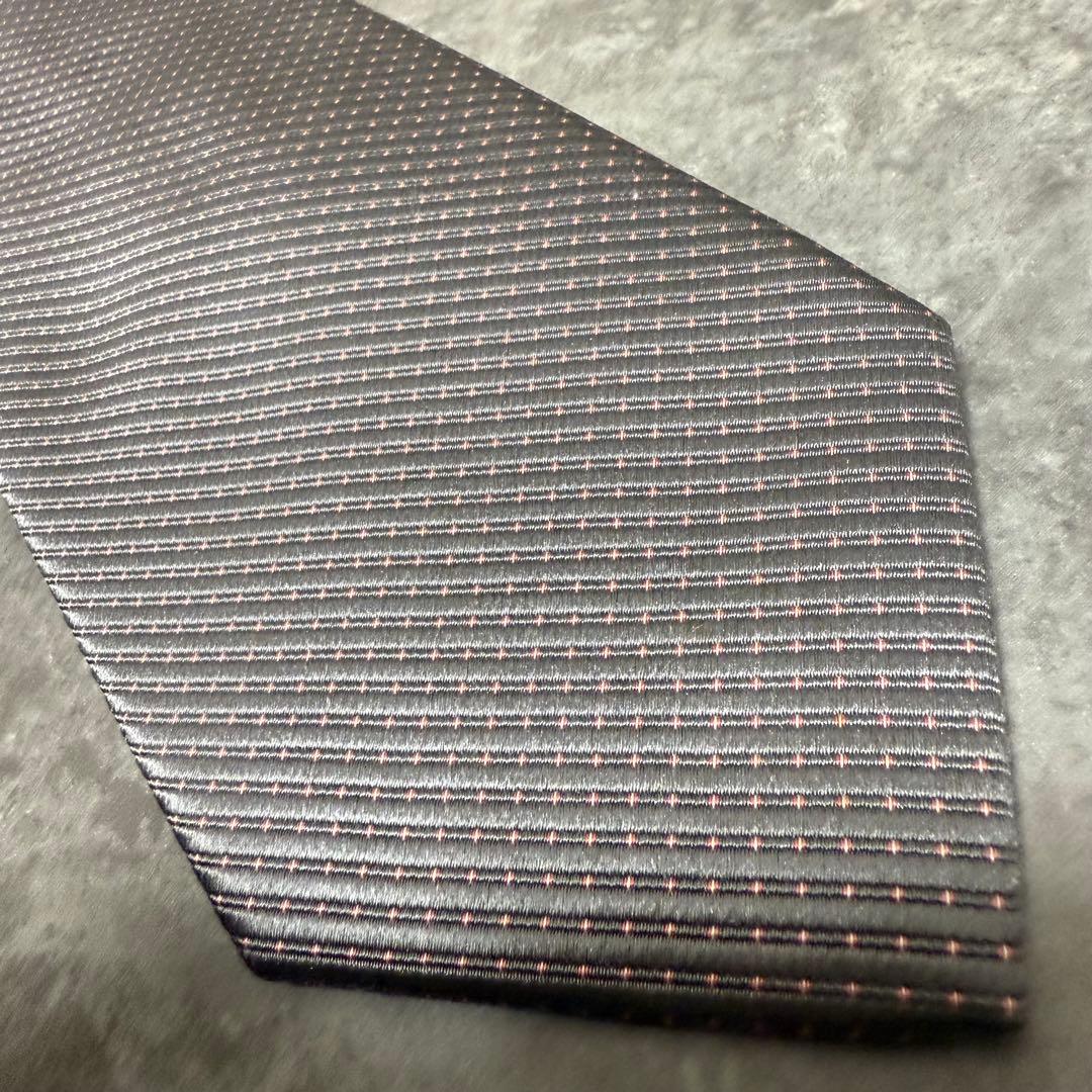 IAIA】BURBERRY バーバリー ネクタイ シルバー シルク 結婚式