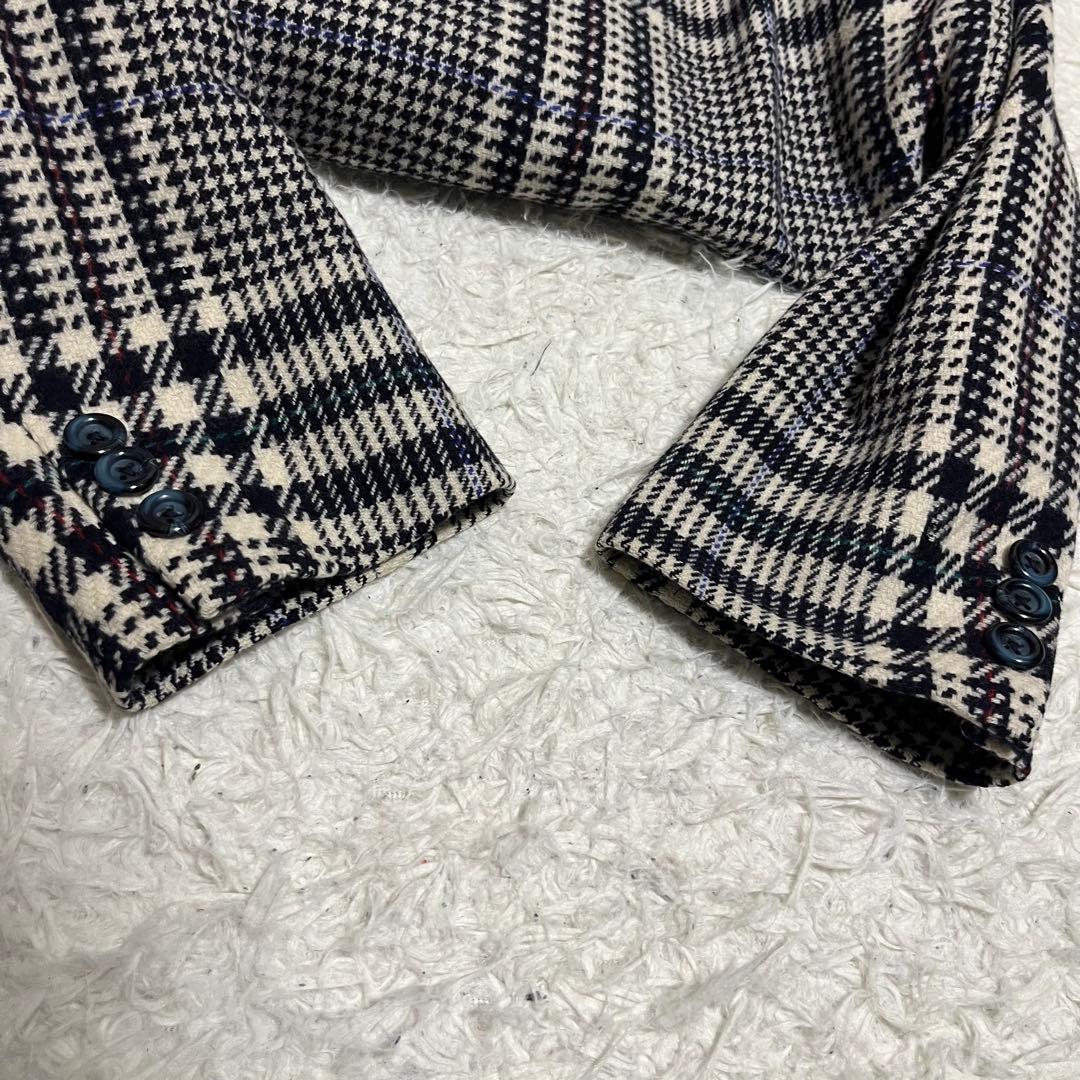 美品　カシミヤ　Lサイズ相当 バーバリー ダブルチェスターコート　ノバチェック