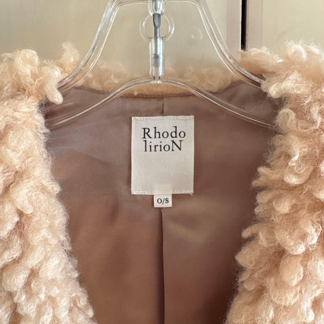 【Y.S】RhodolirioN ロドリリオン フェイクファー ベスト