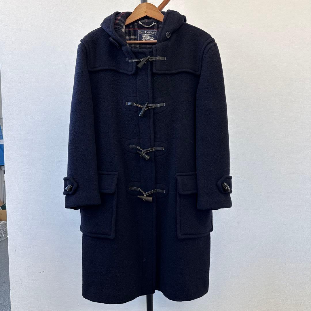 バーバリー　ダッフルコート　ノバチェック