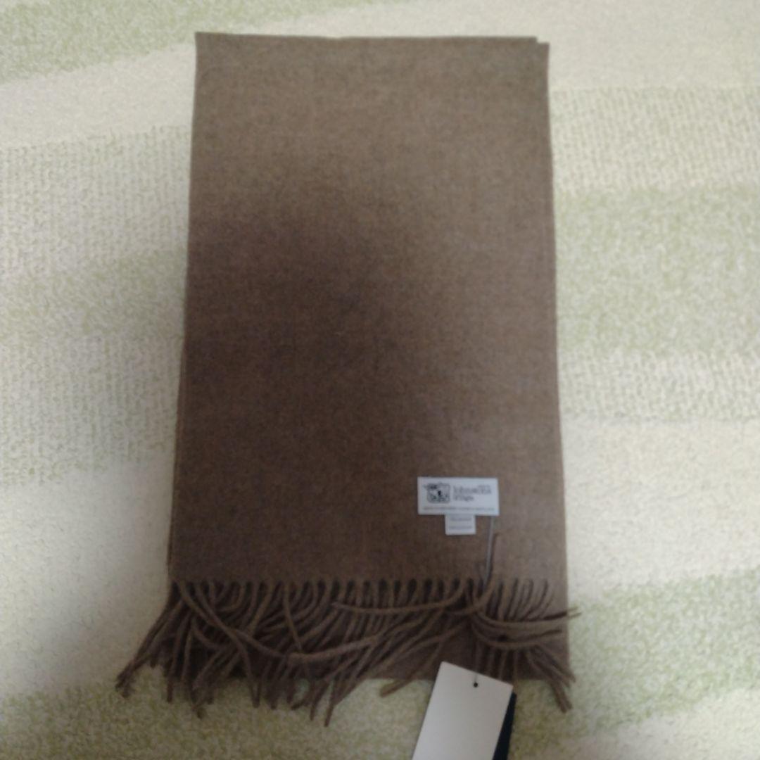 【ヒロ】新品未使用Johnstons マフラー カシミヤ オッター