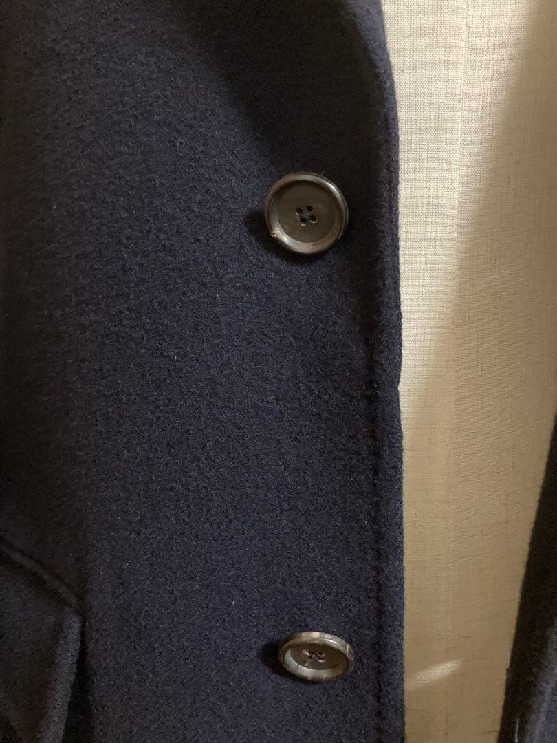 Caruso/チェスターコート/ネイビー/44/イタリア製