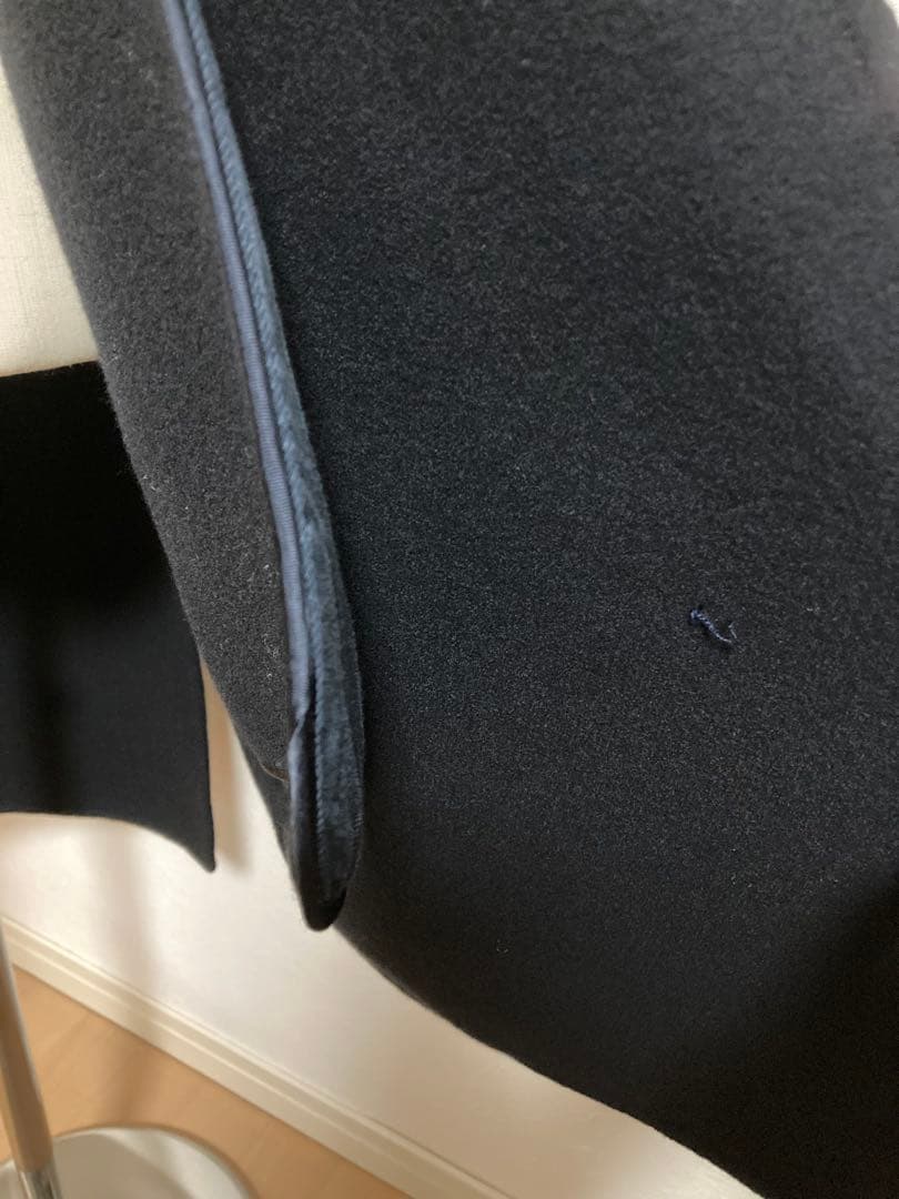 Caruso/チェスターコート/ネイビー/44/イタリア製