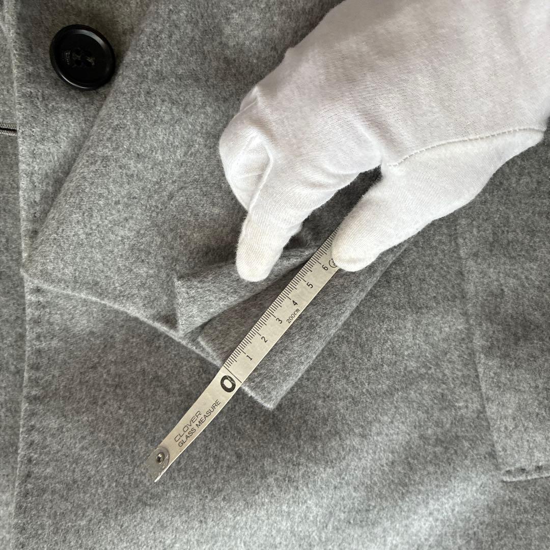 【美品】23区　ウールカシミヤビーバー チェスター コート　36