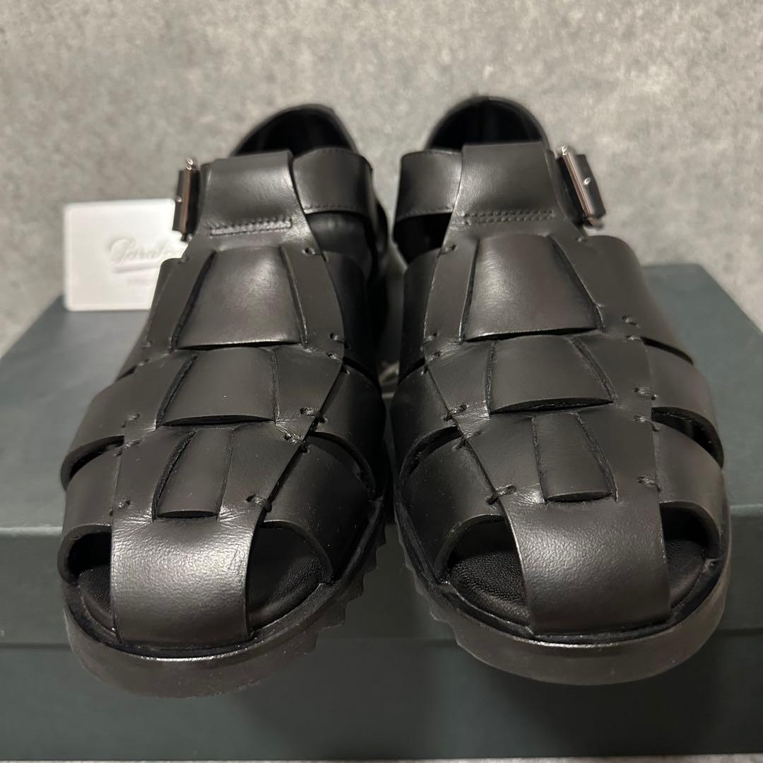 美品　パラブーツ　パシフィック　グルカサンダル　ブラック　39