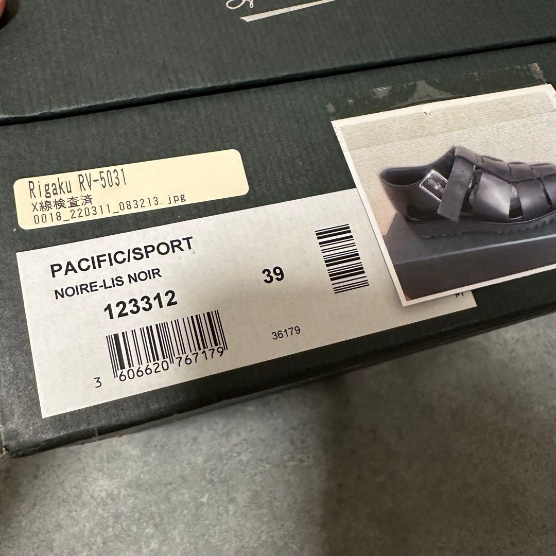 美品　パラブーツ　パシフィック　グルカサンダル　ブラック　39