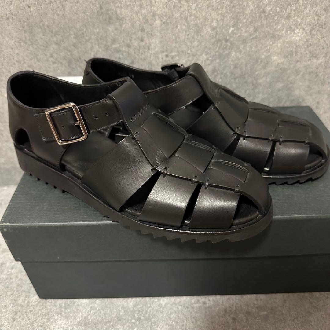 美品　パラブーツ　パシフィック　グルカサンダル　ブラック　39