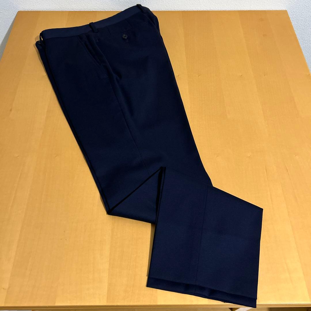 【美品】UNIVERSALLANGUAGE イタリア高級生地 濃紺 スーツセット