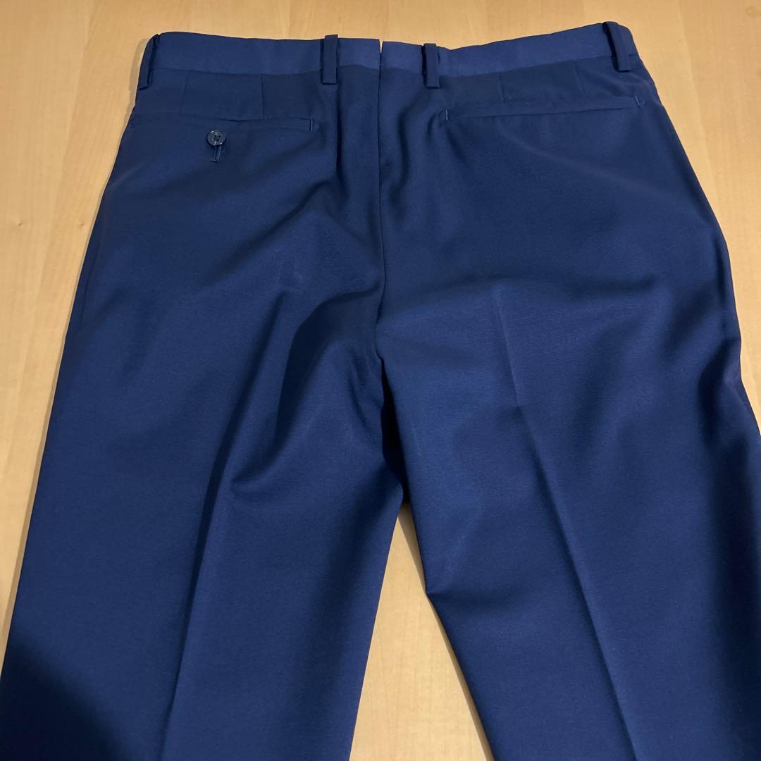 【美品】UNIVERSALLANGUAGE イタリア高級生地 濃紺 スーツセット