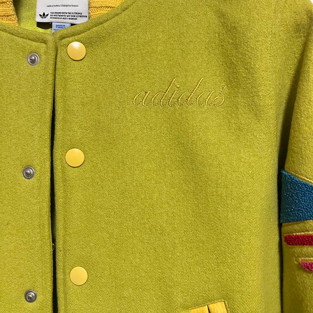 adidas 刺繍スタジャン　jeremy scott