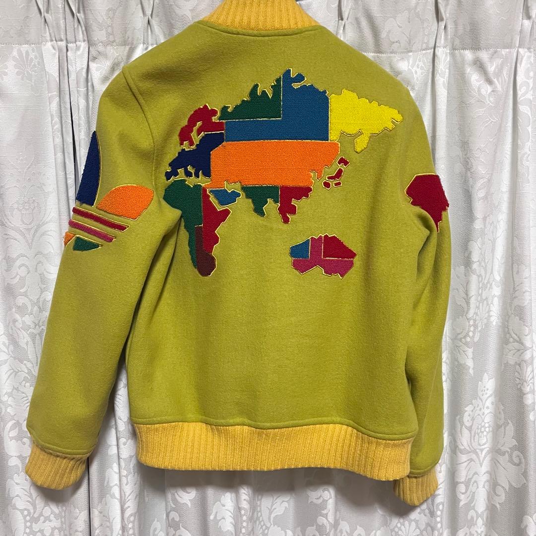 adidas 刺繍スタジャン　jeremy scott