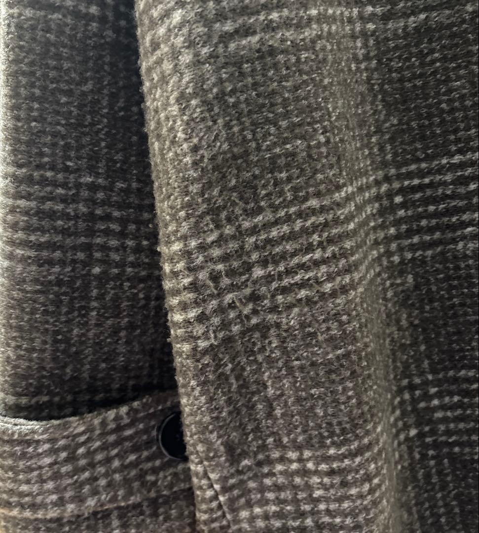 Spick&Span Wスライバーチェックハーフコート