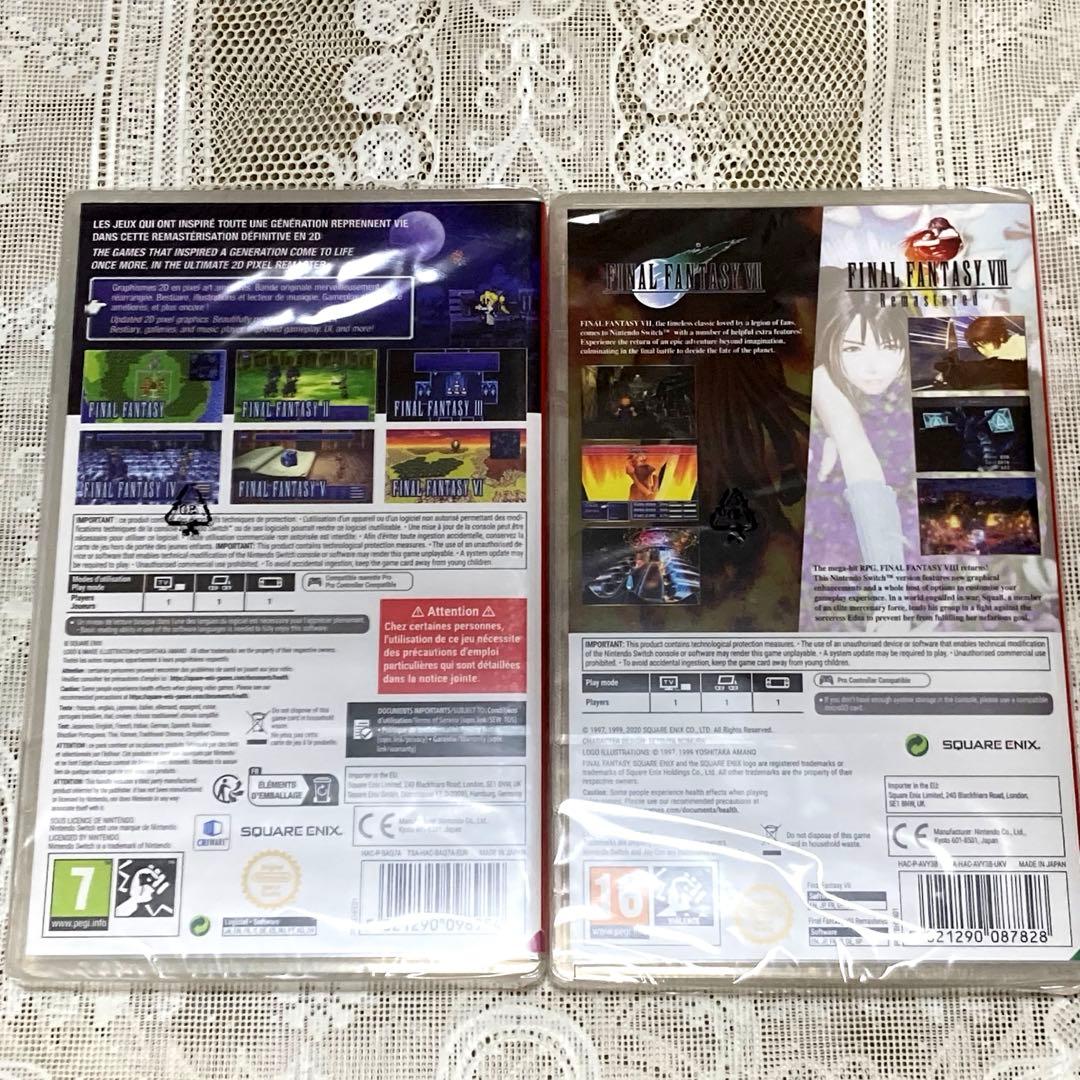 新品 ファイナルファンタジー ピクセルリマスター VII VIII ツインパック